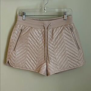 Athleta Quilted Tan Athletic Shorts